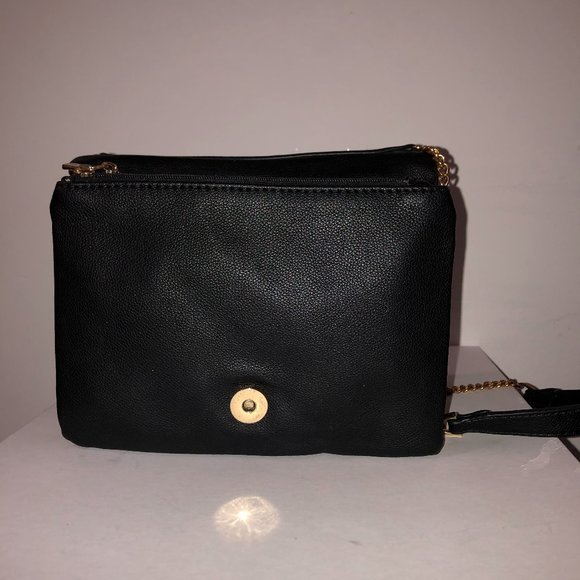 FREE WITH PURCHASE David Jones Paris Double Zip Cross Body Bag - Picture 7 of 14